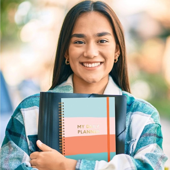 5/$20🛍️ Sweetzer&Orange Undated Planner: Meal, Habit, Tracker, Daily To Do List - Picture 7 of 7